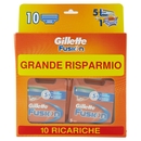 Gillette Fusion Ricariche per Rasoio - 10 testine